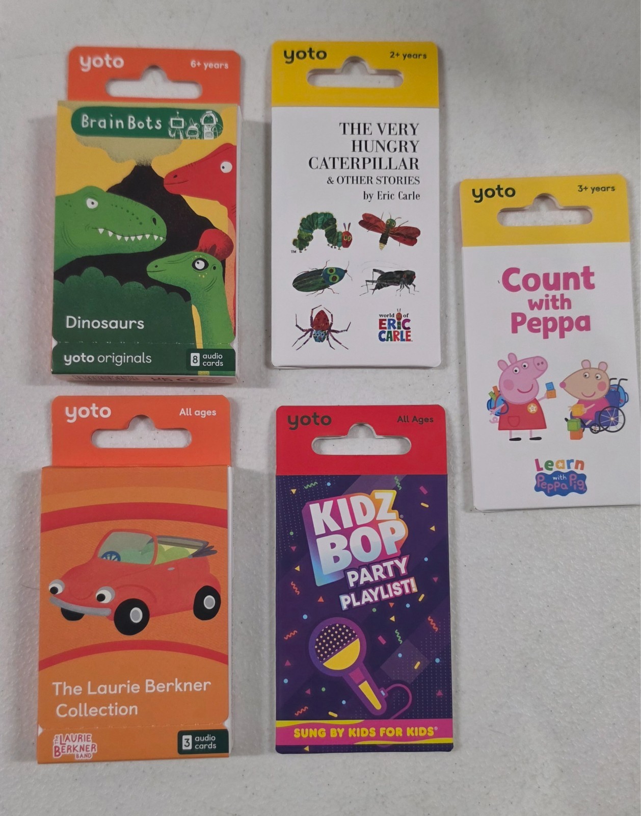 YOTO Audio Cards Lot of 5 – Brand New –