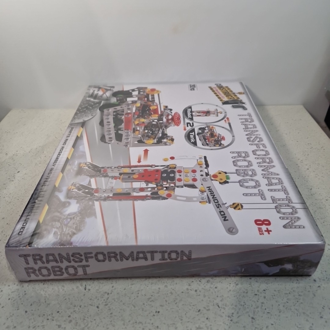 Transformation Robot Construct It 292pc Real Tools New Sealed Construction Kit