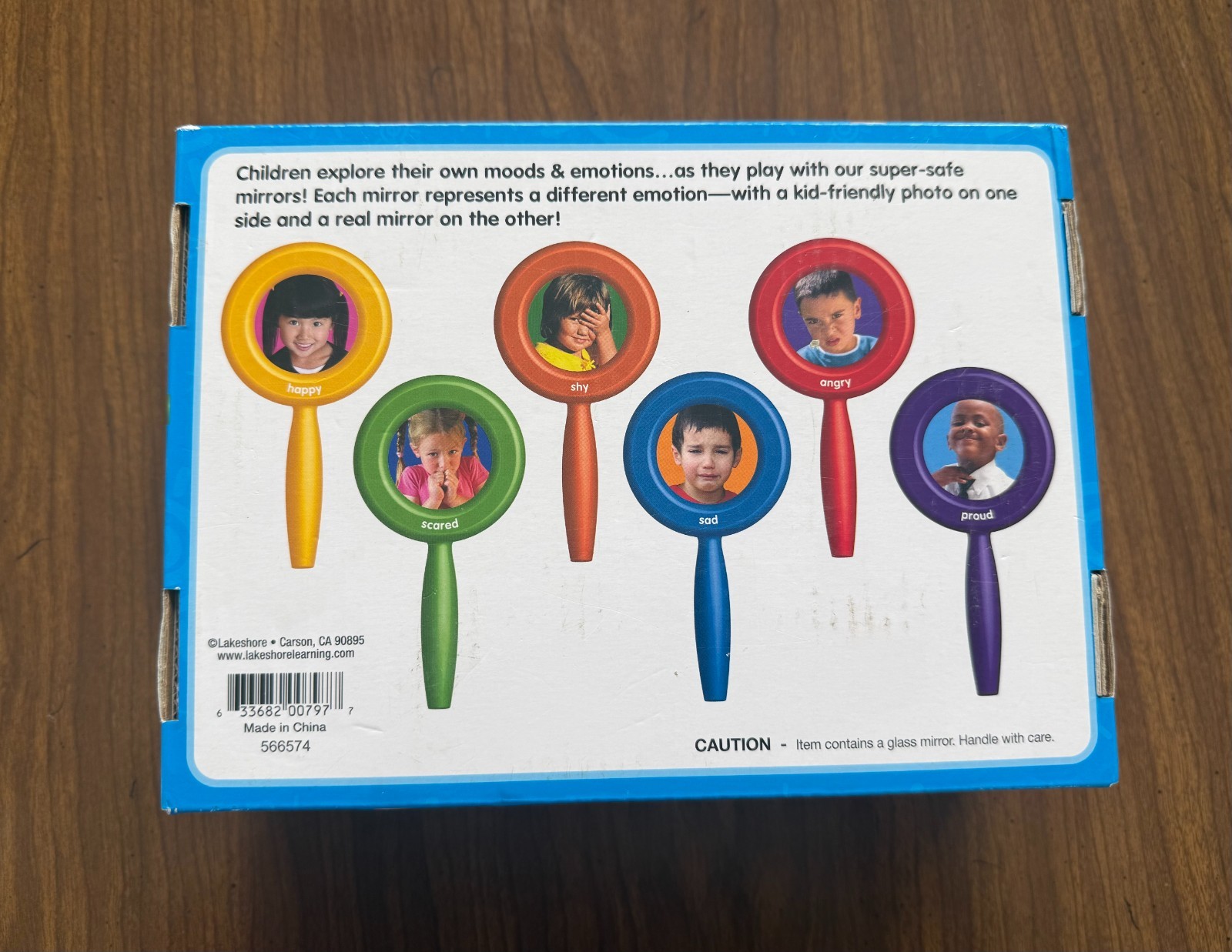 Lakeshore Learning Moods & Emotions Mirrors Set of 6 – Social Emotional Toy