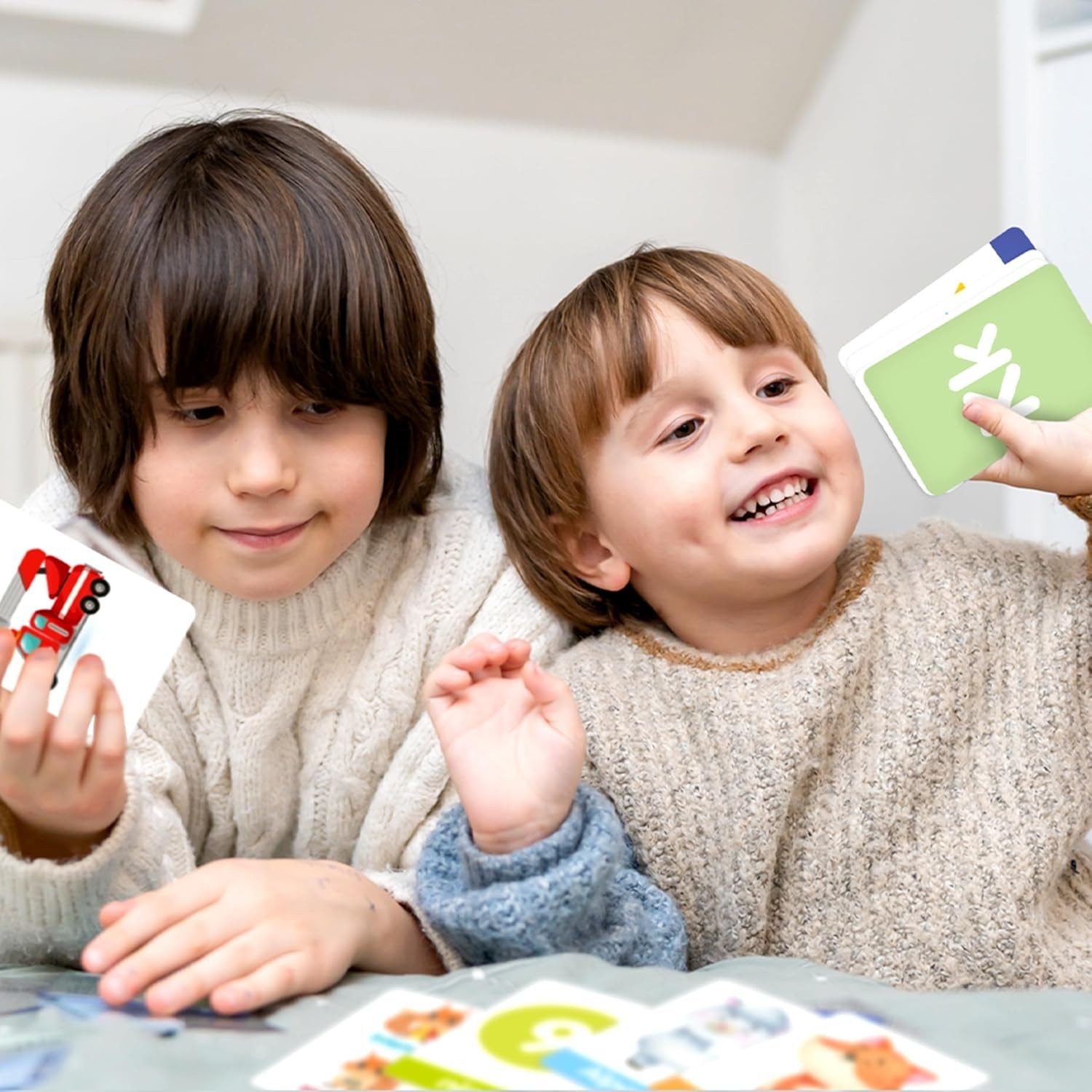 Learning Flash Cards for Toddlers 2-4 Years Old – 60 Flashcards Toy for Kids Age