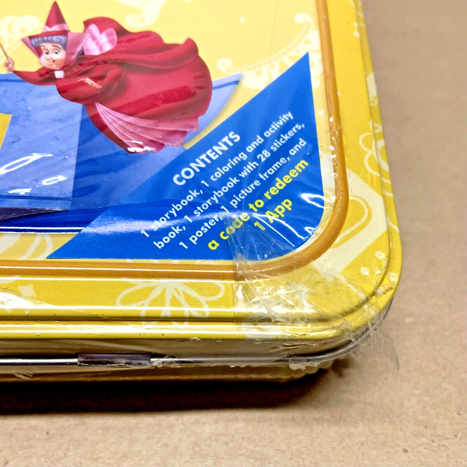 Disney Junior Playtime Tin Box Game Set NEW Still Sealed Plastic-wrap w/ Tears