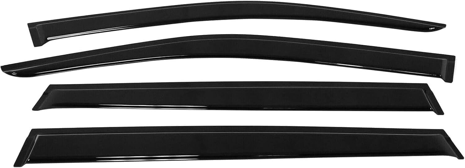 Tape-On Side Rain Guards Suitable for 2021-2024 Volkswagen Taos, Vent Window