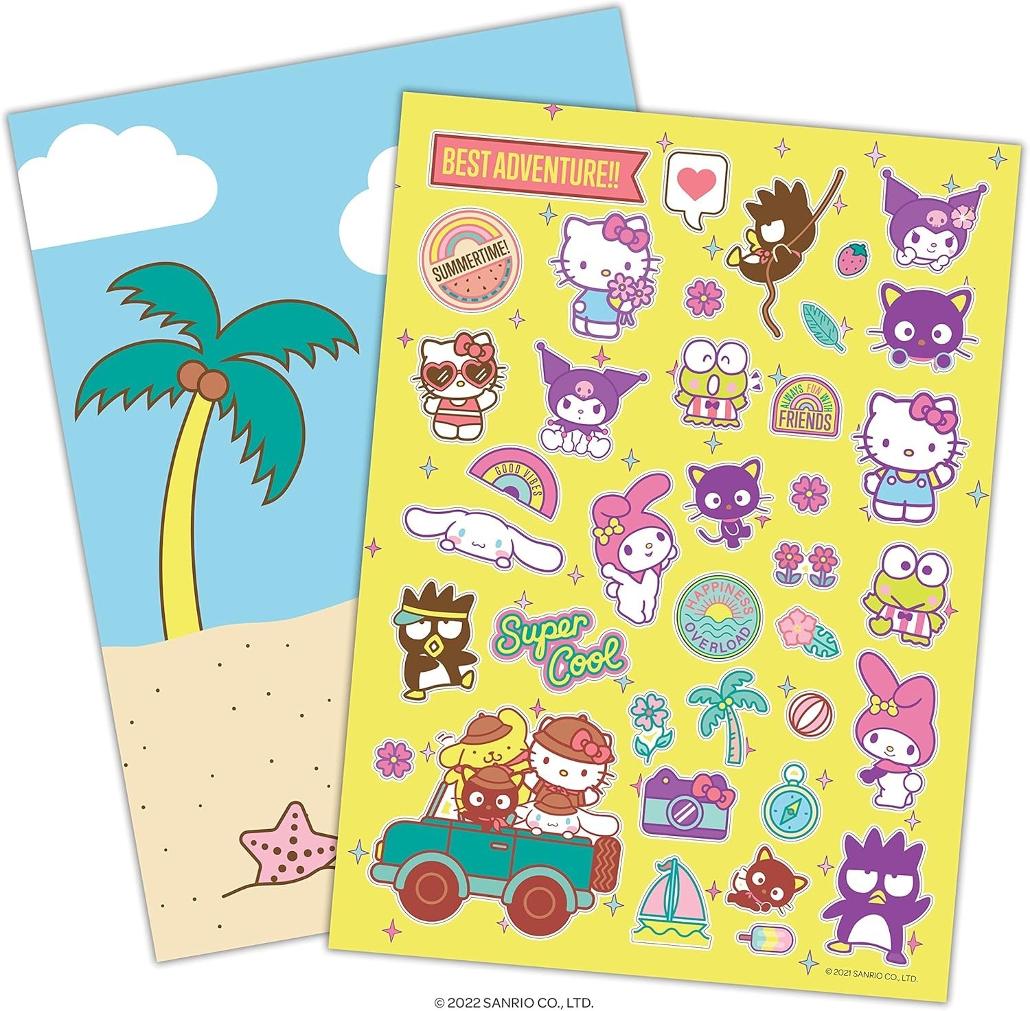 12 Hello Kitty Create-A-Scene Sticker Pad – Party Favor Wholesale Reseller Lot