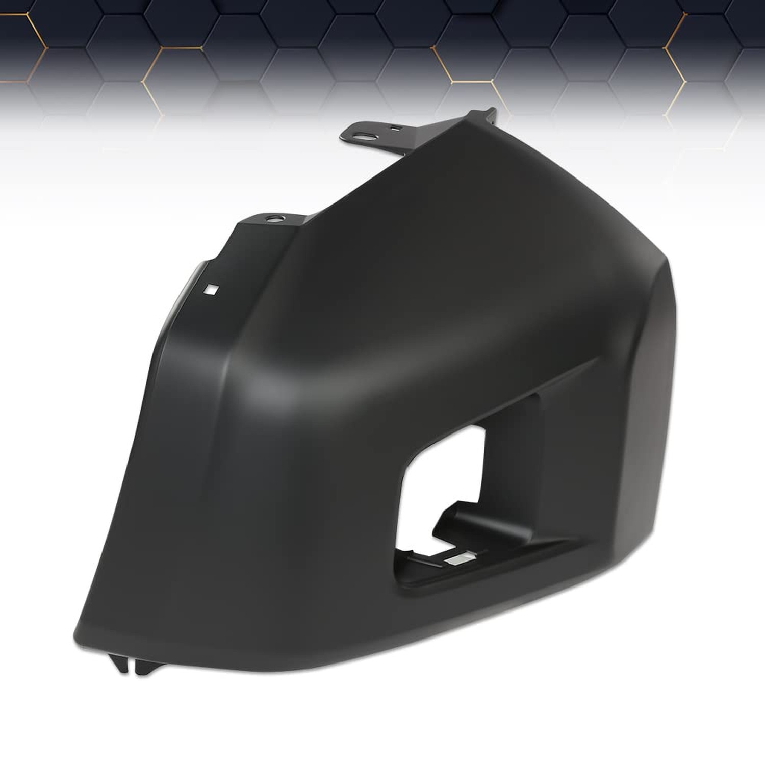 PIT66 Front Bumper End Cap Left and Right Plastic w/o Sensor Holes Compatible…
