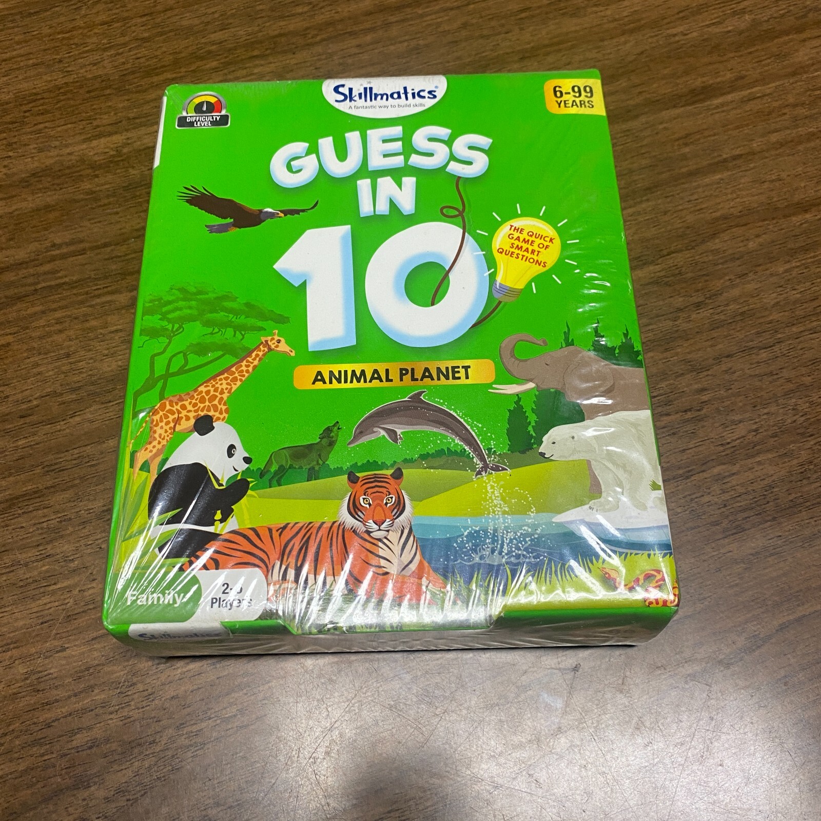 Skillmatics Guess in 10 Animal Planet Educational Family Card Game 2017