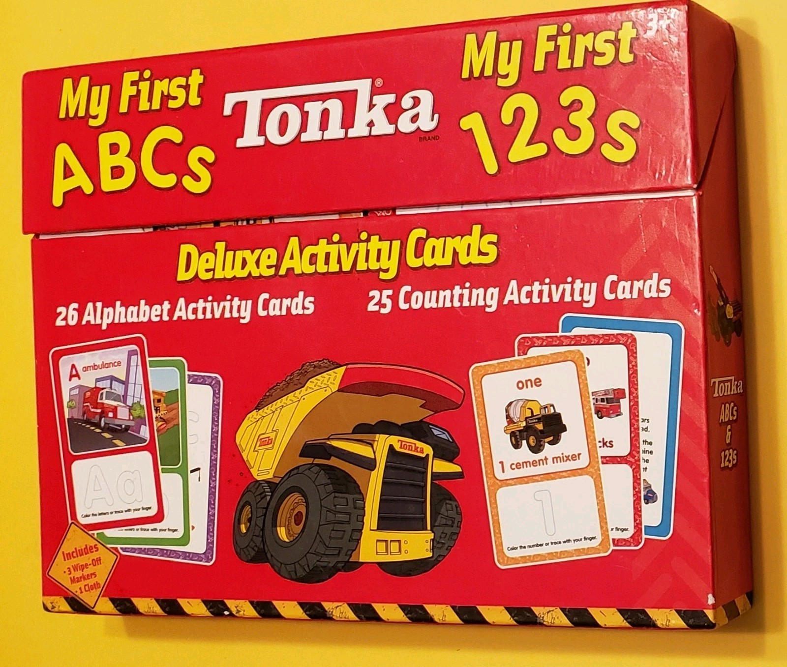Tonka My First ABCs & 123s Deluxe 5″x8″ Activity Cards