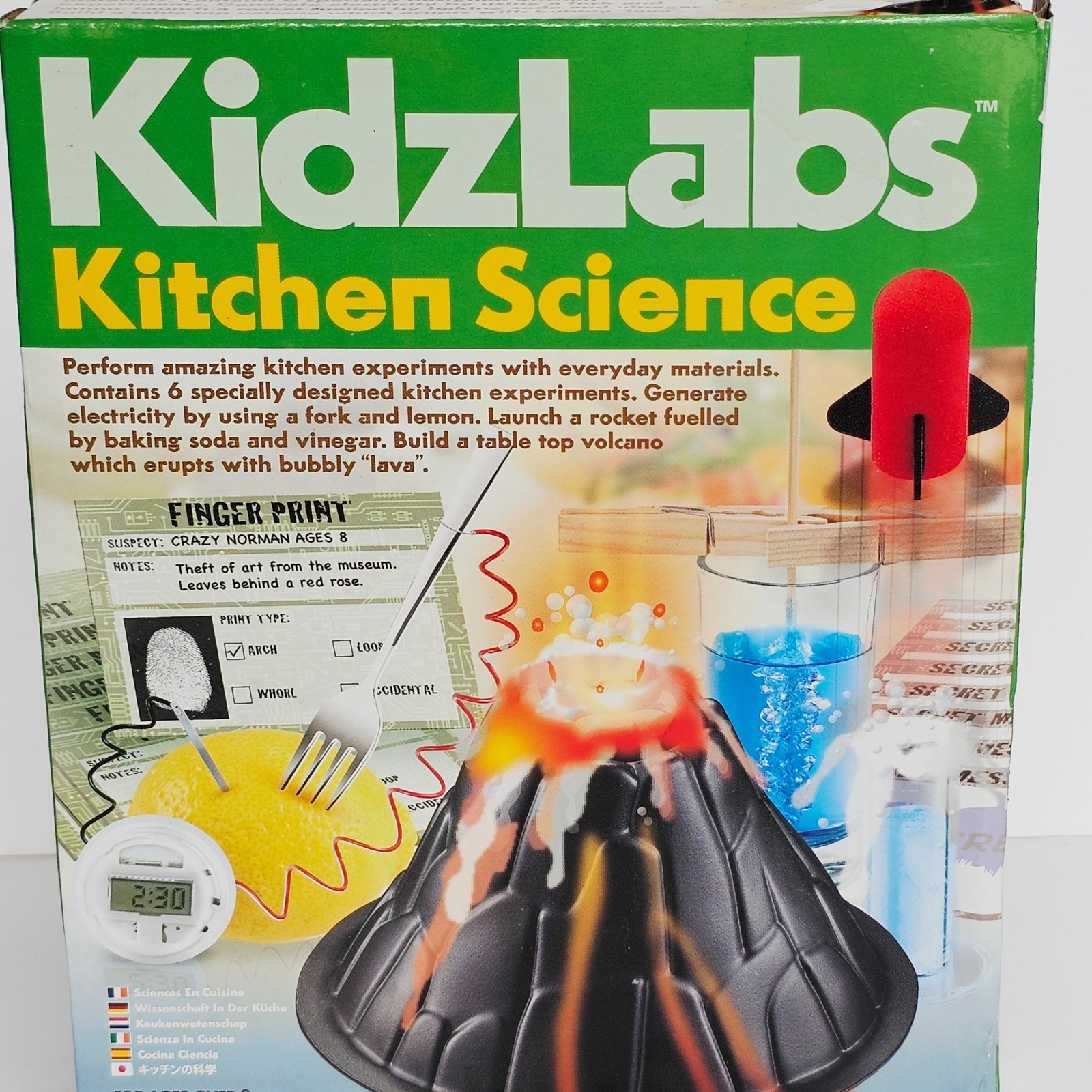 KidzLabs Kitchen Science Kit New Not Used Learning School Kids – 1397
