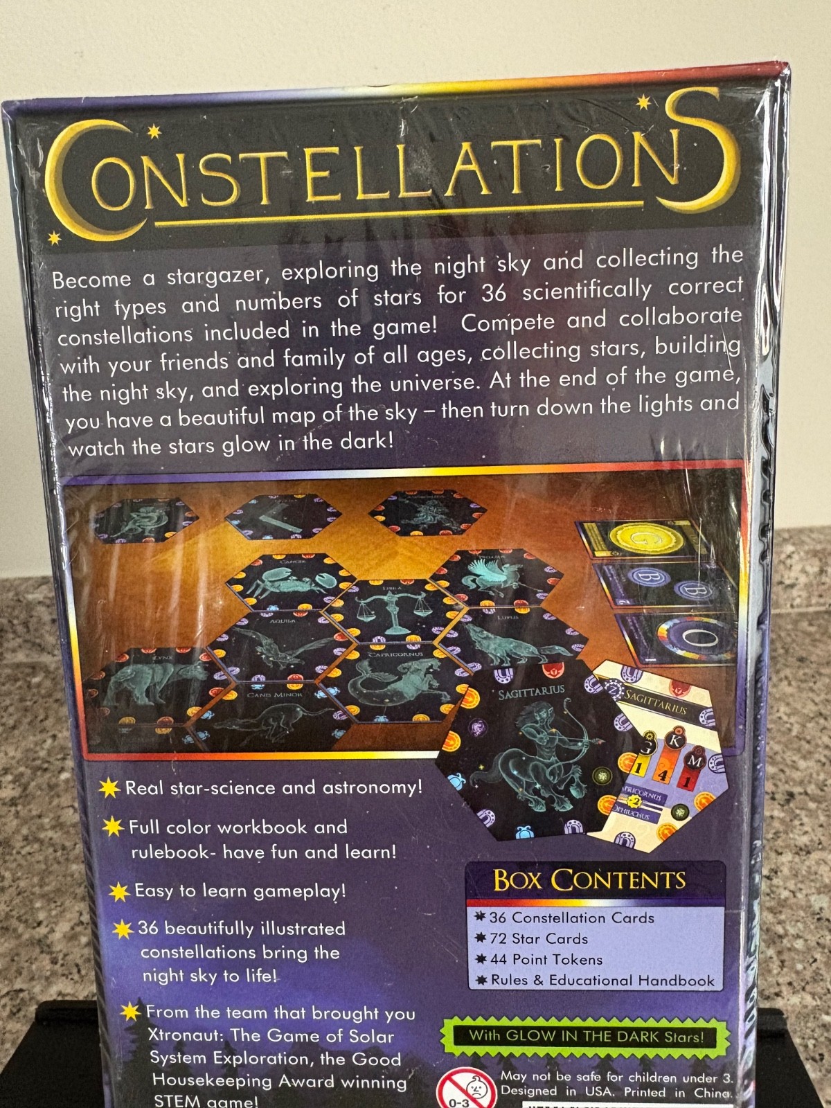 Constellations An Xtronaut Game The Game of Stargazing and the Night Sky SEALED