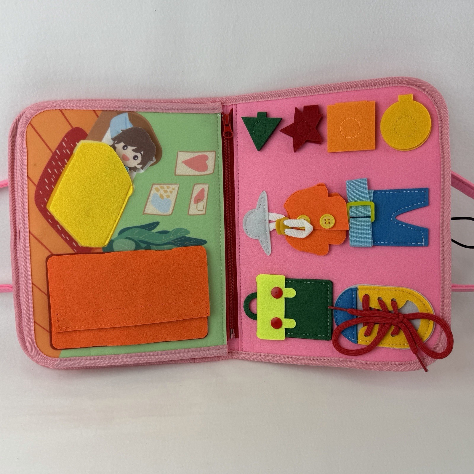 Urmywo Busy Board Book Montessori Toy Toddlers Educational Pink Unicorn New