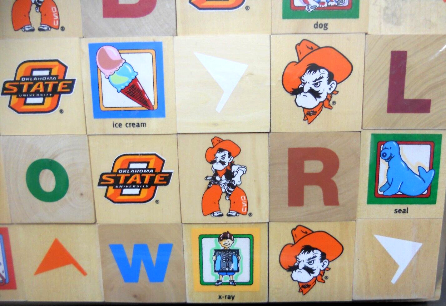 Kiddie Christmas! OSU Toddler! Brand New! 26 Solid Wood Picture Blocks! Ages 2+!