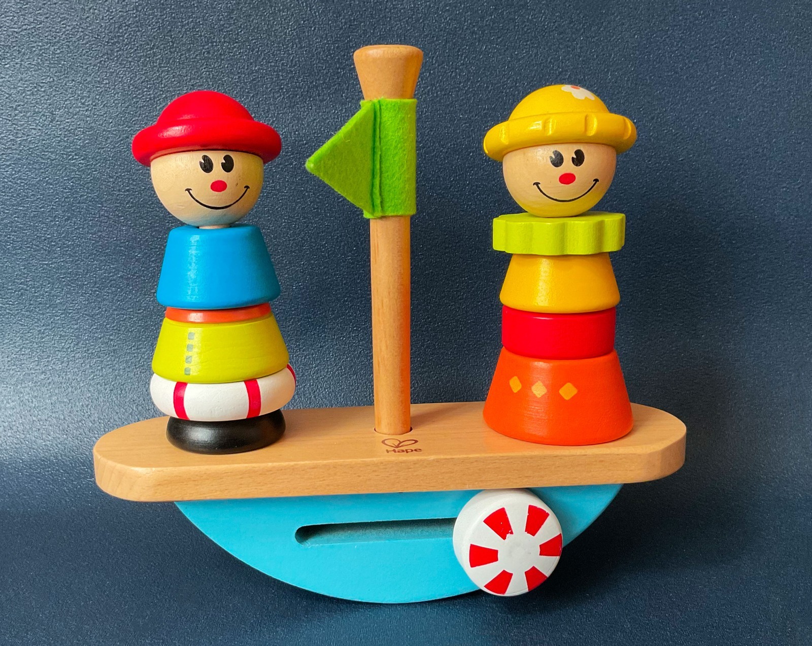Hape / Educational – Balance Boat / Balancing Boat – Balance / Stacking Game