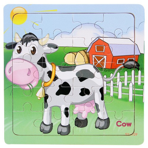 Children’s poultry animal wooden puzzle