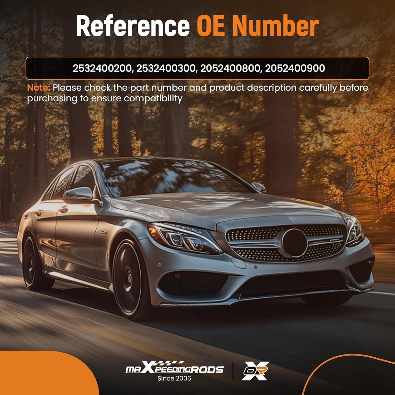 Mercedes-Benz C300 2.0L AWD Engine Motor Mount Kit Replacement Upgrade