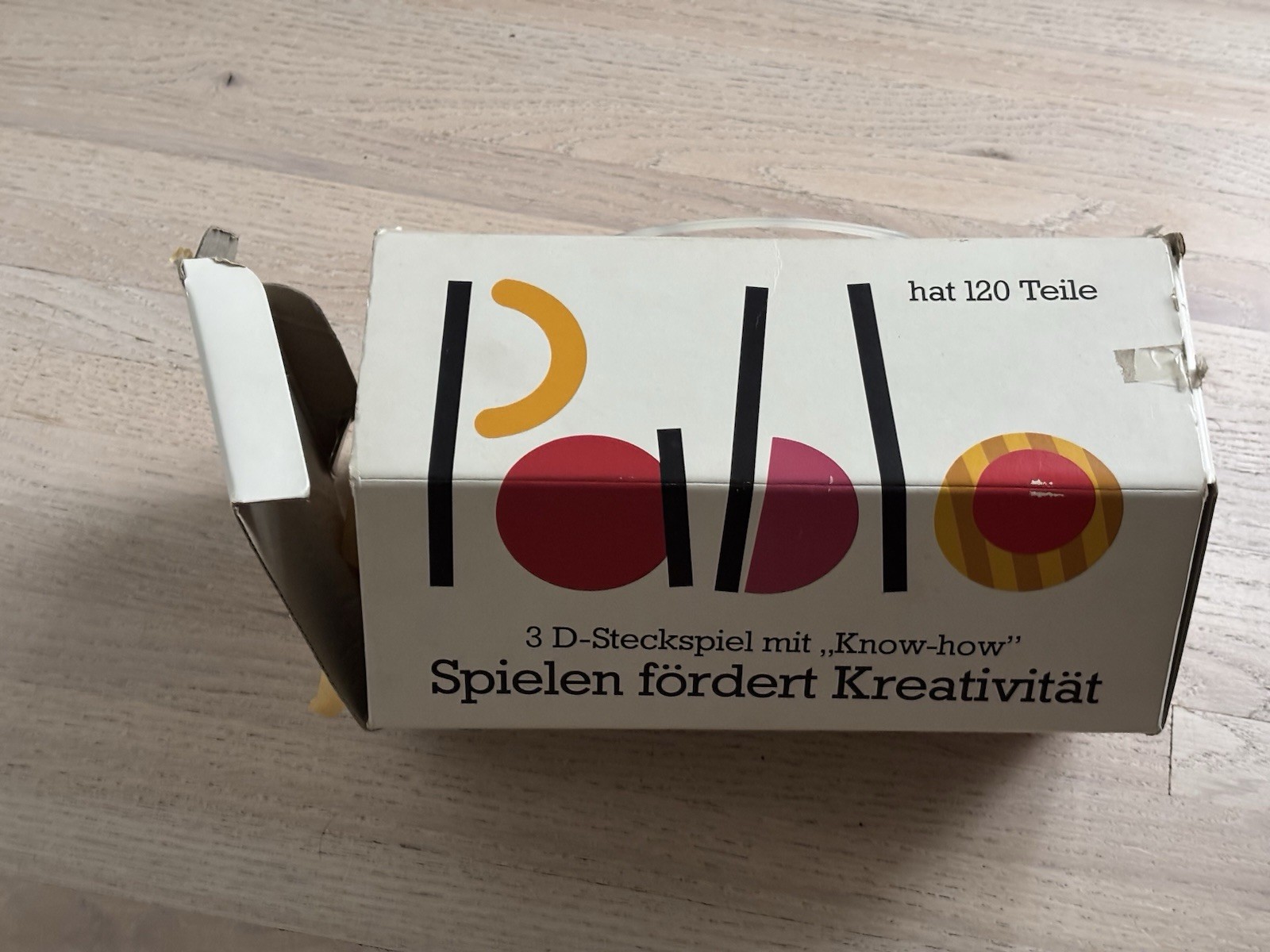 Vintage Pablo Picasso 3D Stick Game German Construction Set Rare in Original Box