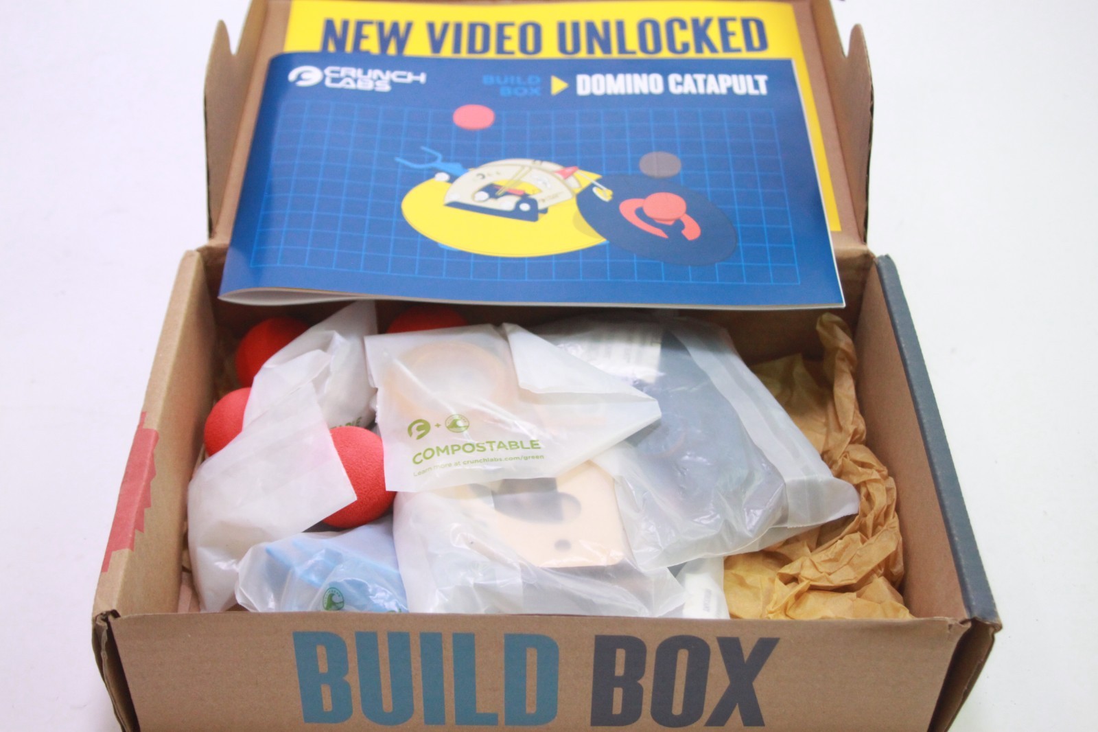 Crunch Labs Domino Catapult Build Box By Mark Rober