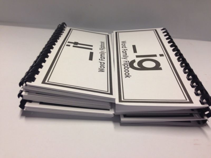 Word Family Flip Books – Set of 12 – Kit One