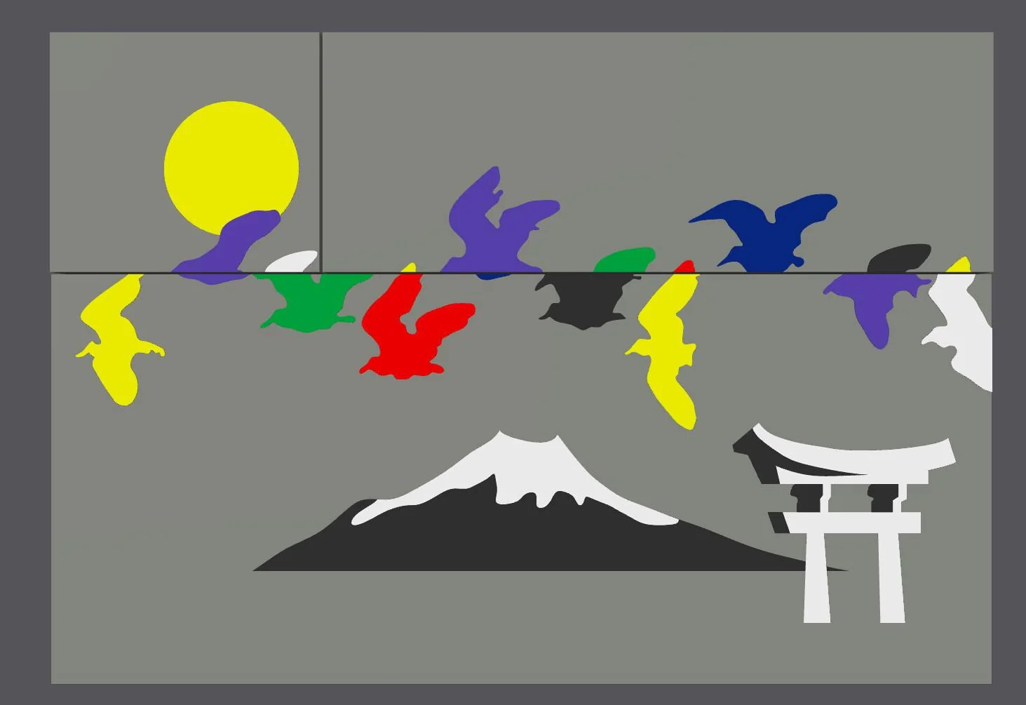 Vanishing Japanese Birds Puzzle | Optical Illusion Dissection Puzzle | 3D