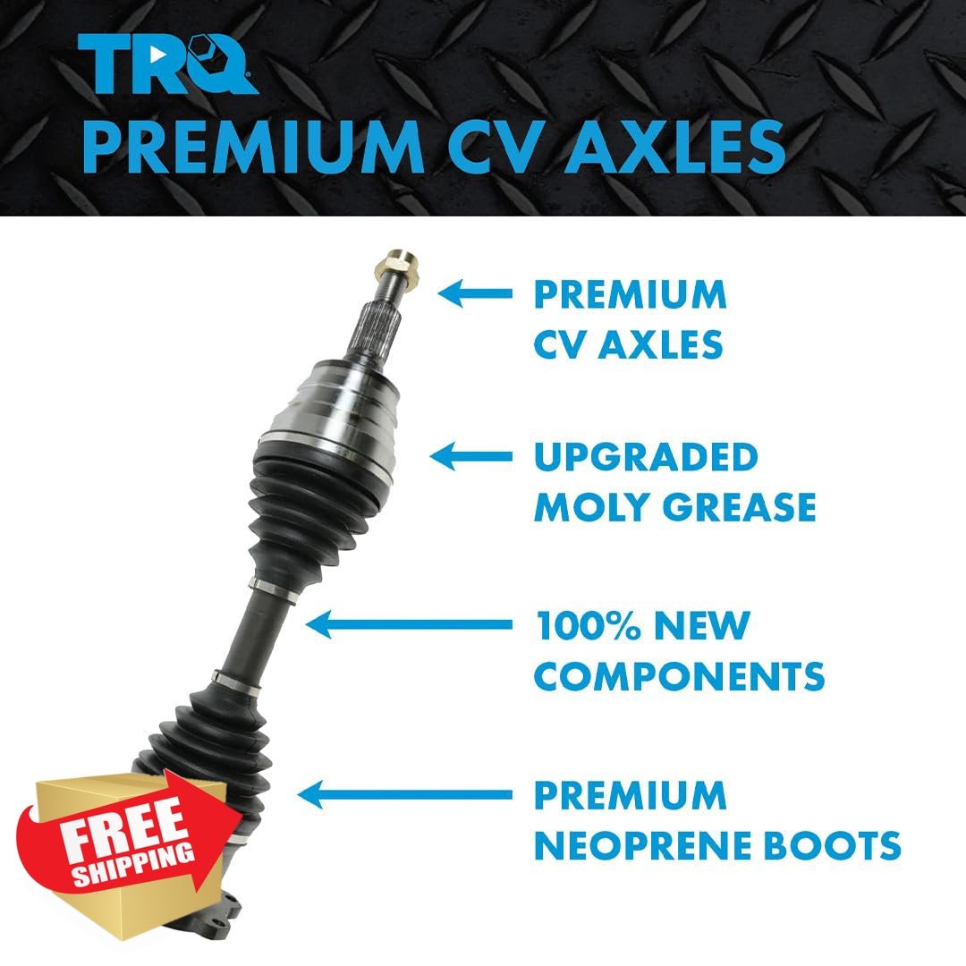 TRQ Front Left CV Axle CSA45543 for Fiat 500