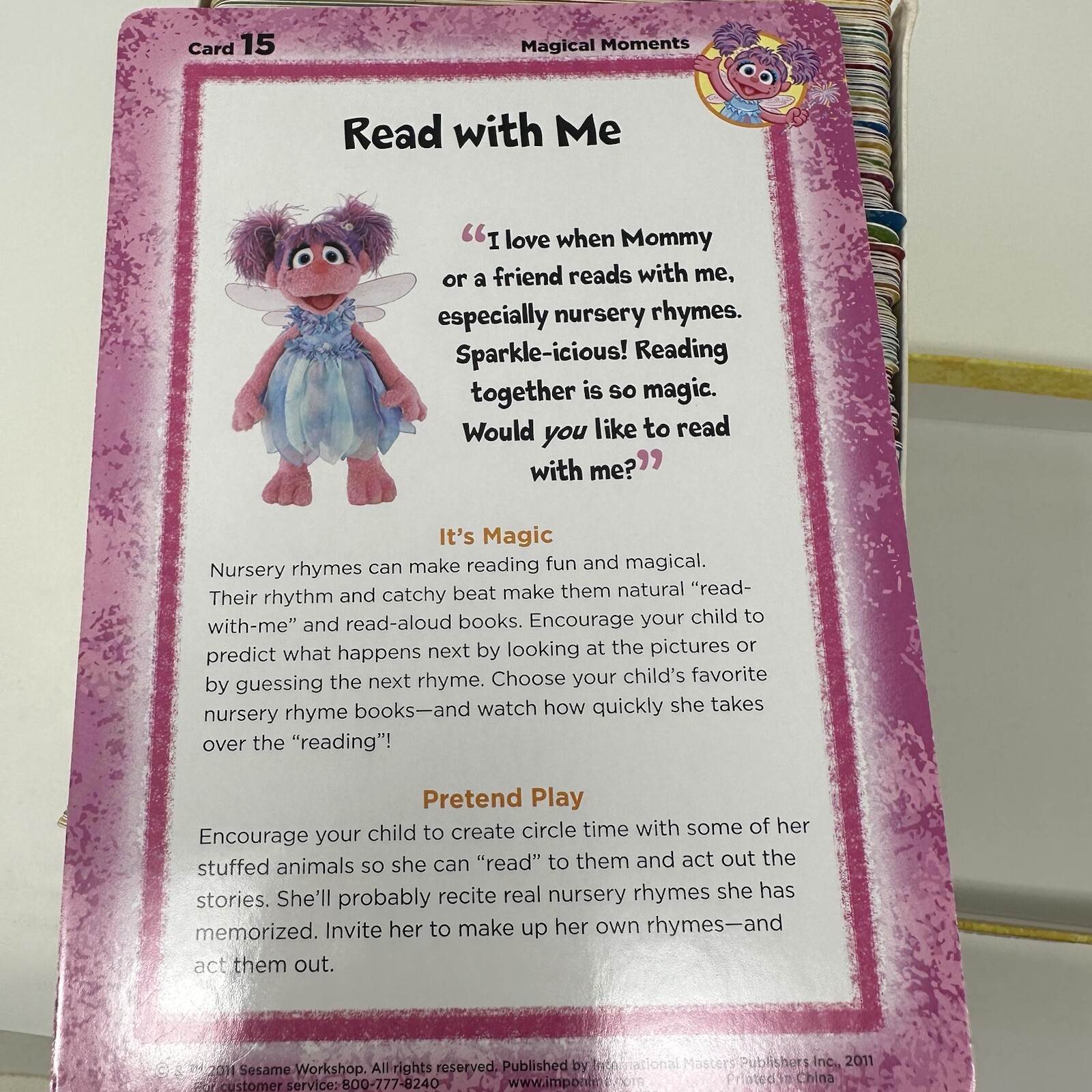 Sesame Street Elmo’s Learning Adventure Flash Cards 300+ Educational Cards 2010
