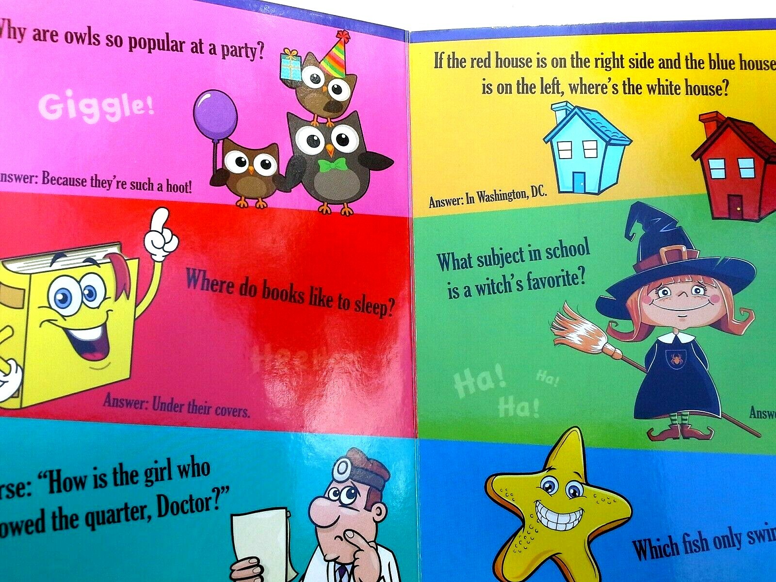 Crazy Silly Animals Knock-Knock Funny Jokes & Riddles Board Books CHOICE 5 NEW!
