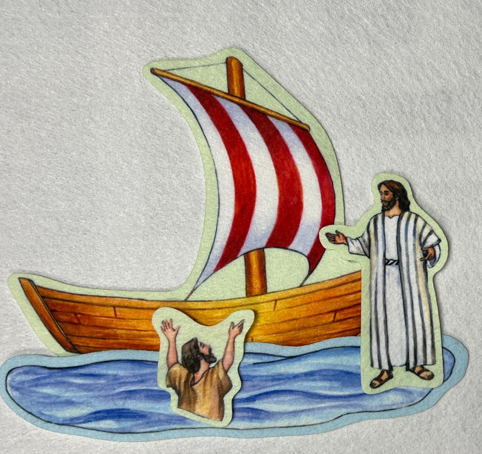 Miracles Jesus Bible Felt Figures For Flannel Board Stories Life New Testament