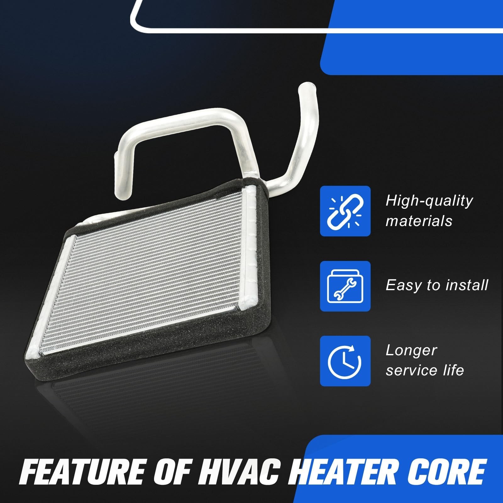 68048895AA Front HVAC Heater Core Compatible with 2009-2010 Dodge Ram 1500/25…