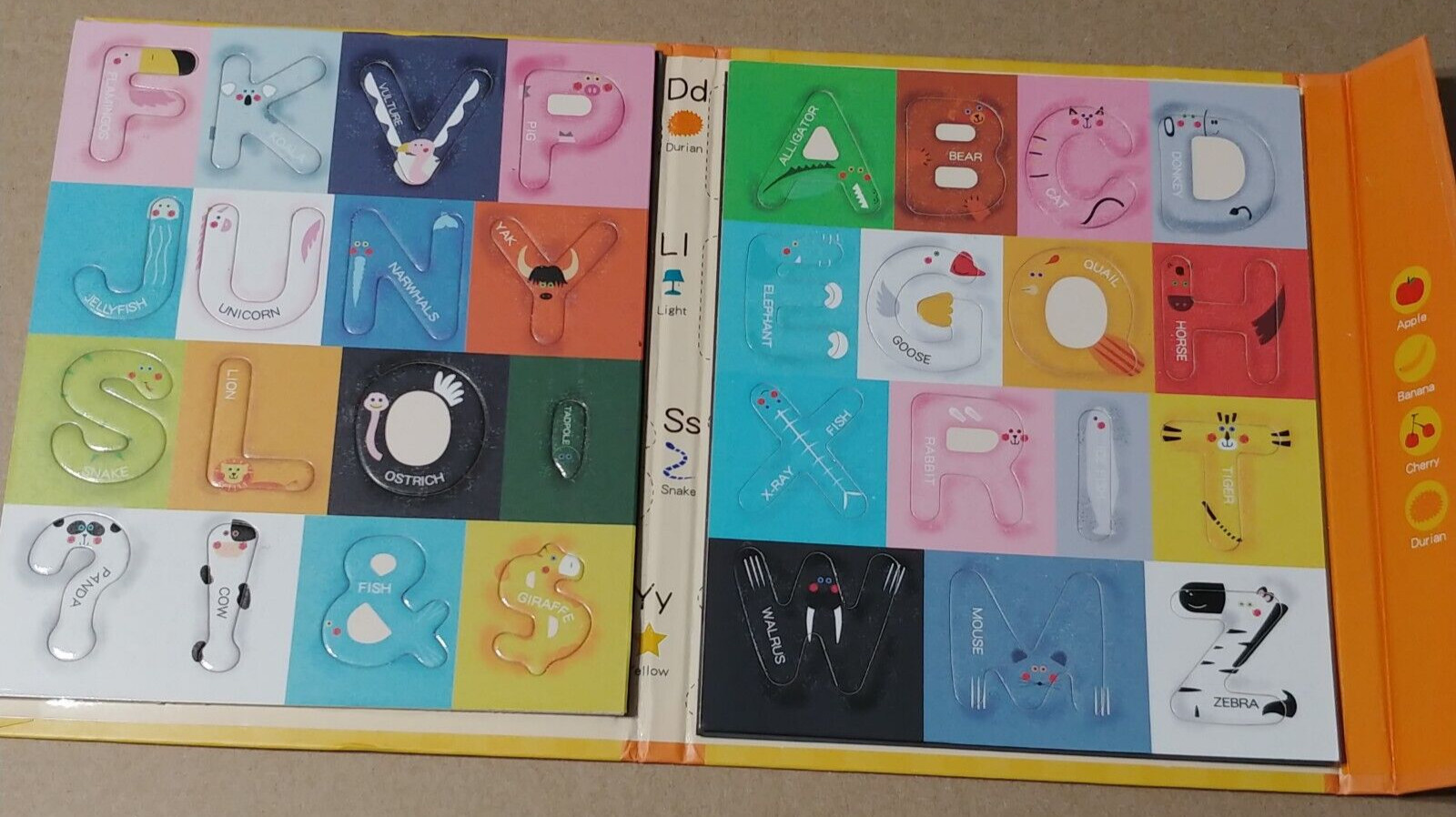 Montessori Toy Toddlers 3+ Magnetic Letters Alphabet Pairing Puzzle Book Gift