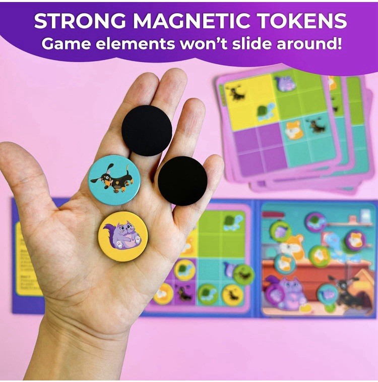 NEW Magnetic Sudoku Puzzles 20 PCs 3 Levels Easy Medium Hard Educational Travel