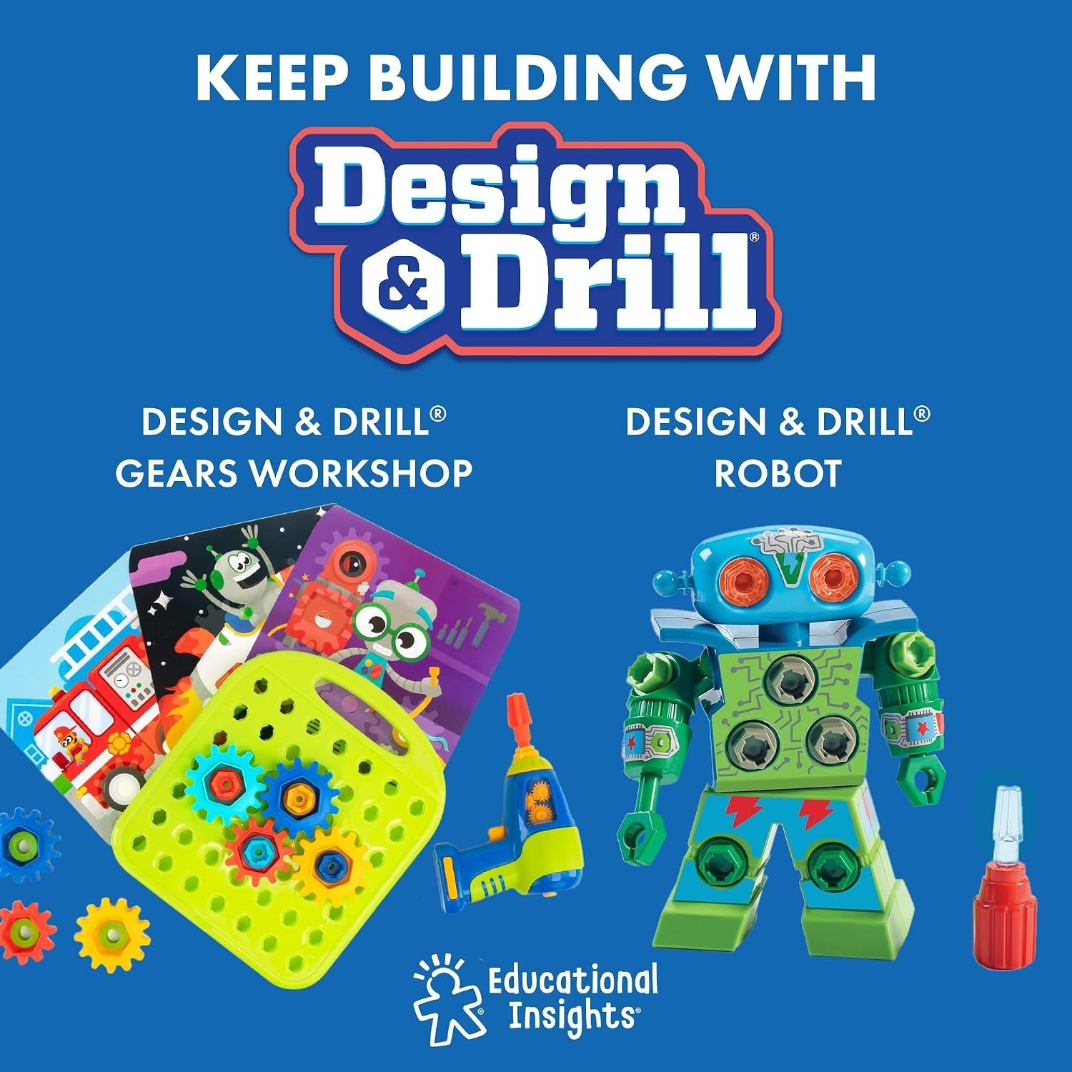 Interactive Design & Drill T-Rex: 12-Piece Toy for Motor Skills Development