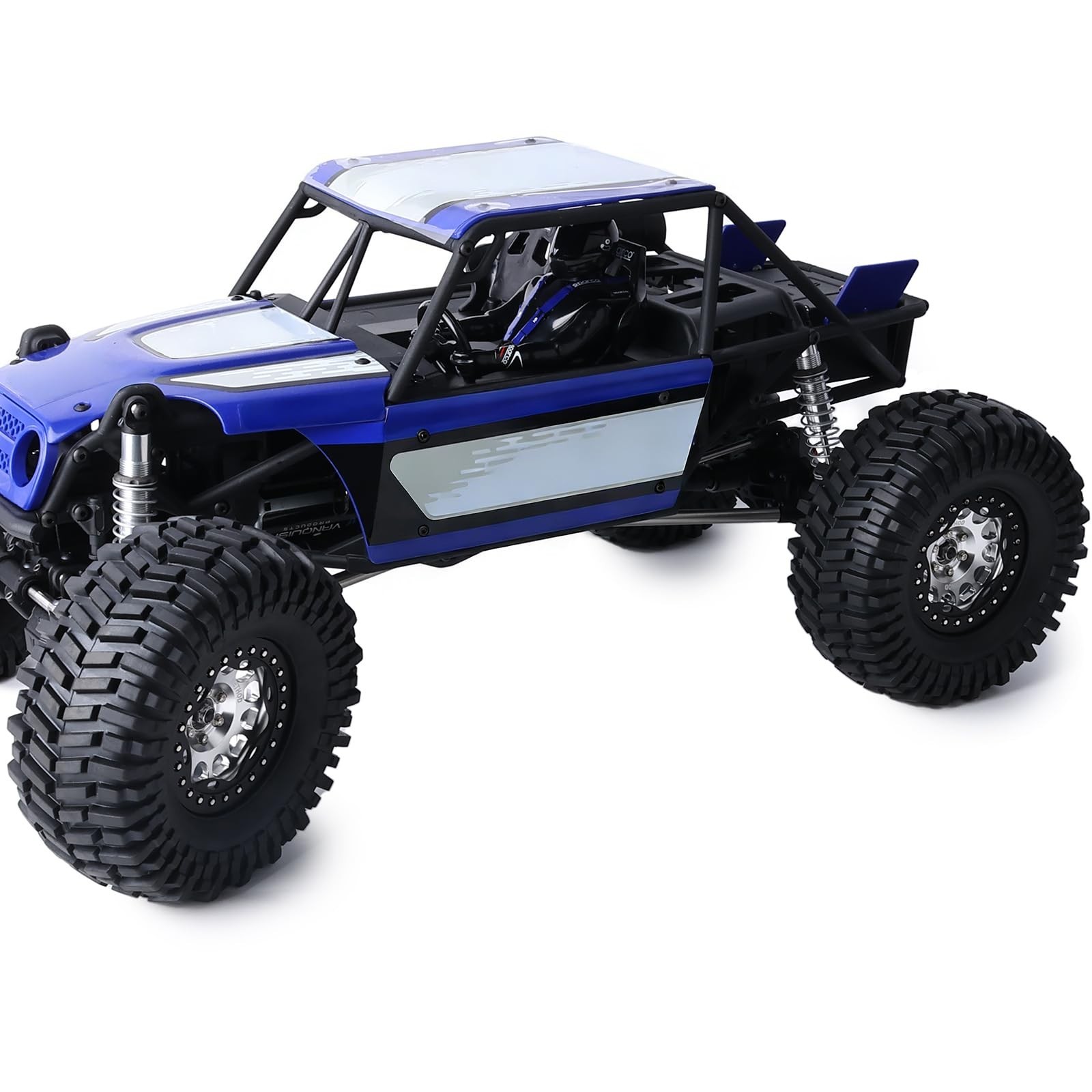 2.2 Crawler Tires with Foam Inserts for TRX4 Axial SCX10 III/II Wraith Redcat…