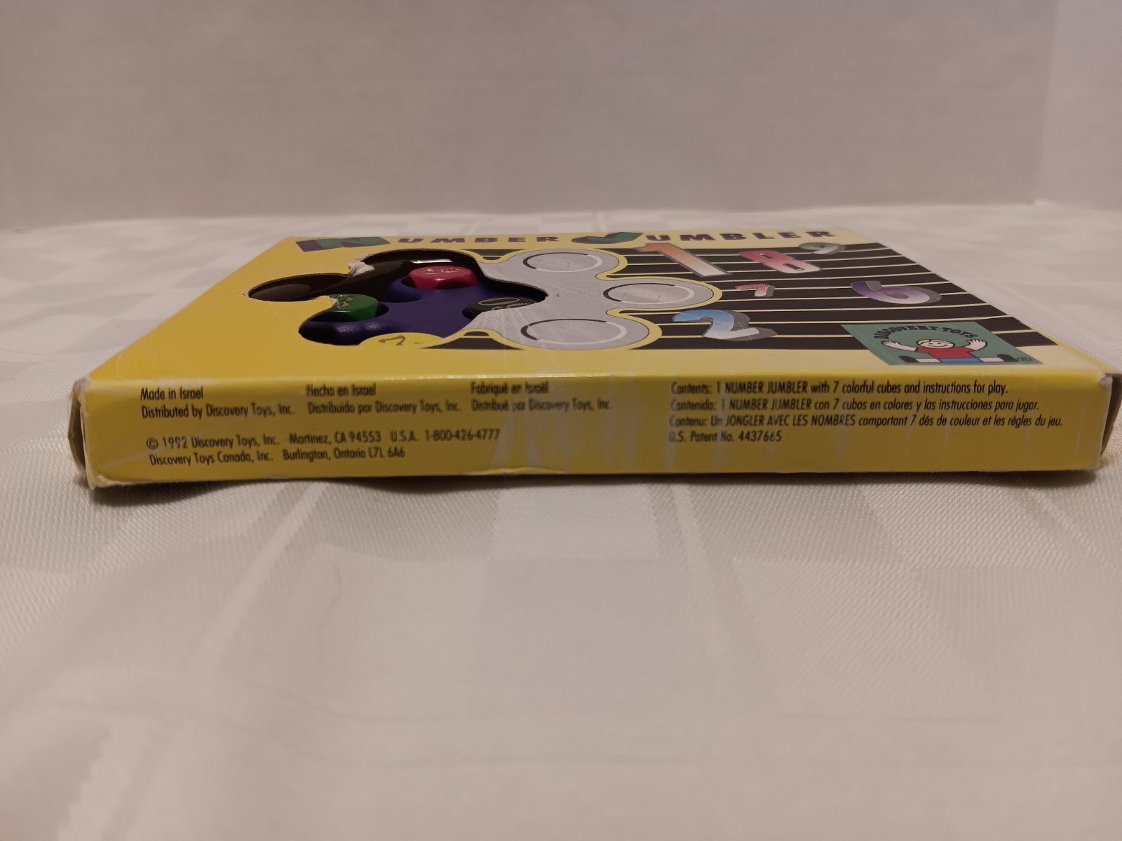 Number Jumbler Discovery Toys Math Mixer Learning Dice Vintage 1992