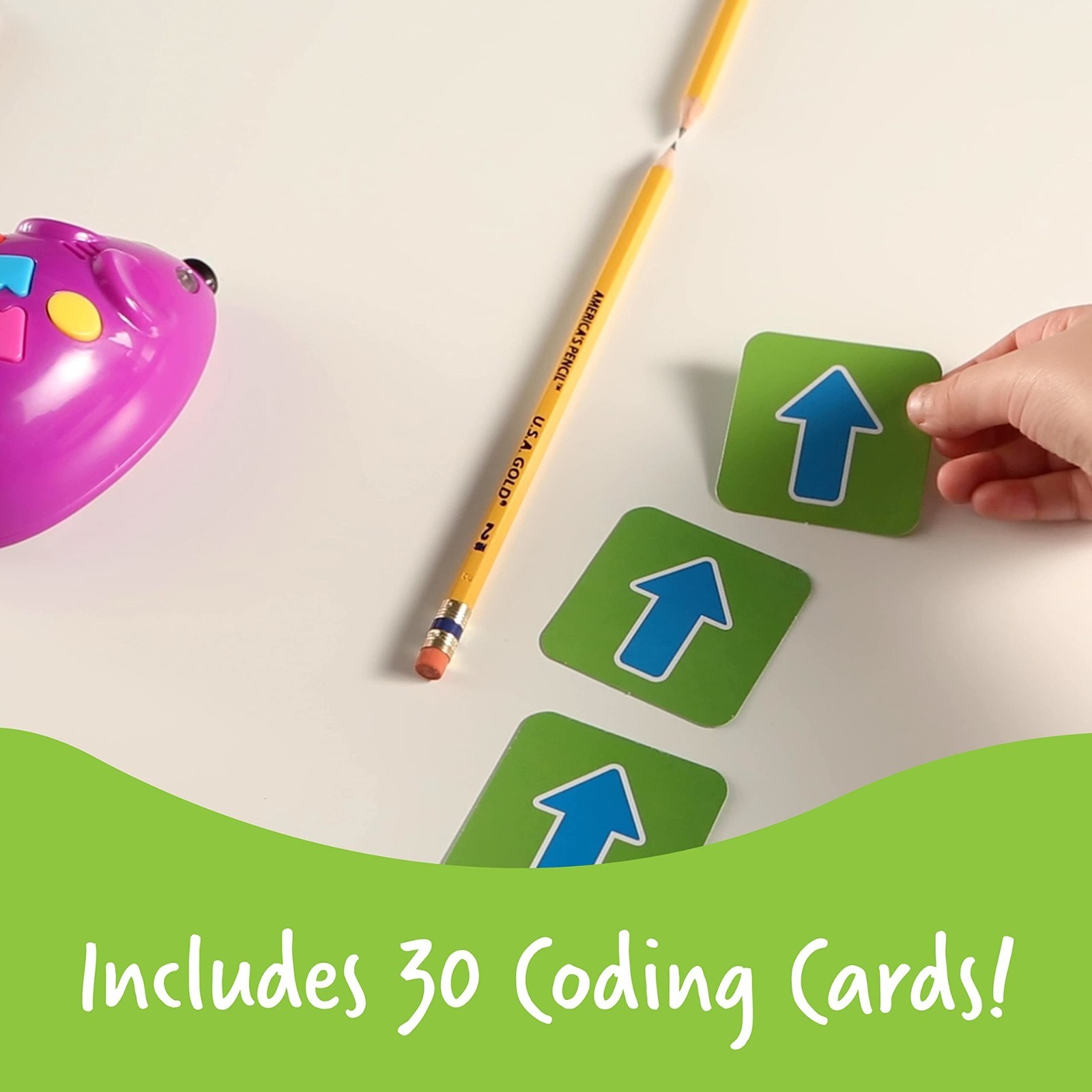 Learning Resources Code & Go Robot Mouse, Coding STEM Toy, 30 Piece Coding Set
