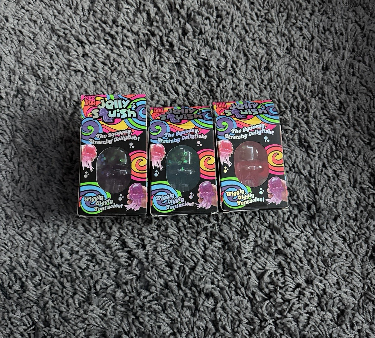 Schylling NeeDoh Jelly Squish Select Color Pink Purple Blue Brand New! AUTHENTIC