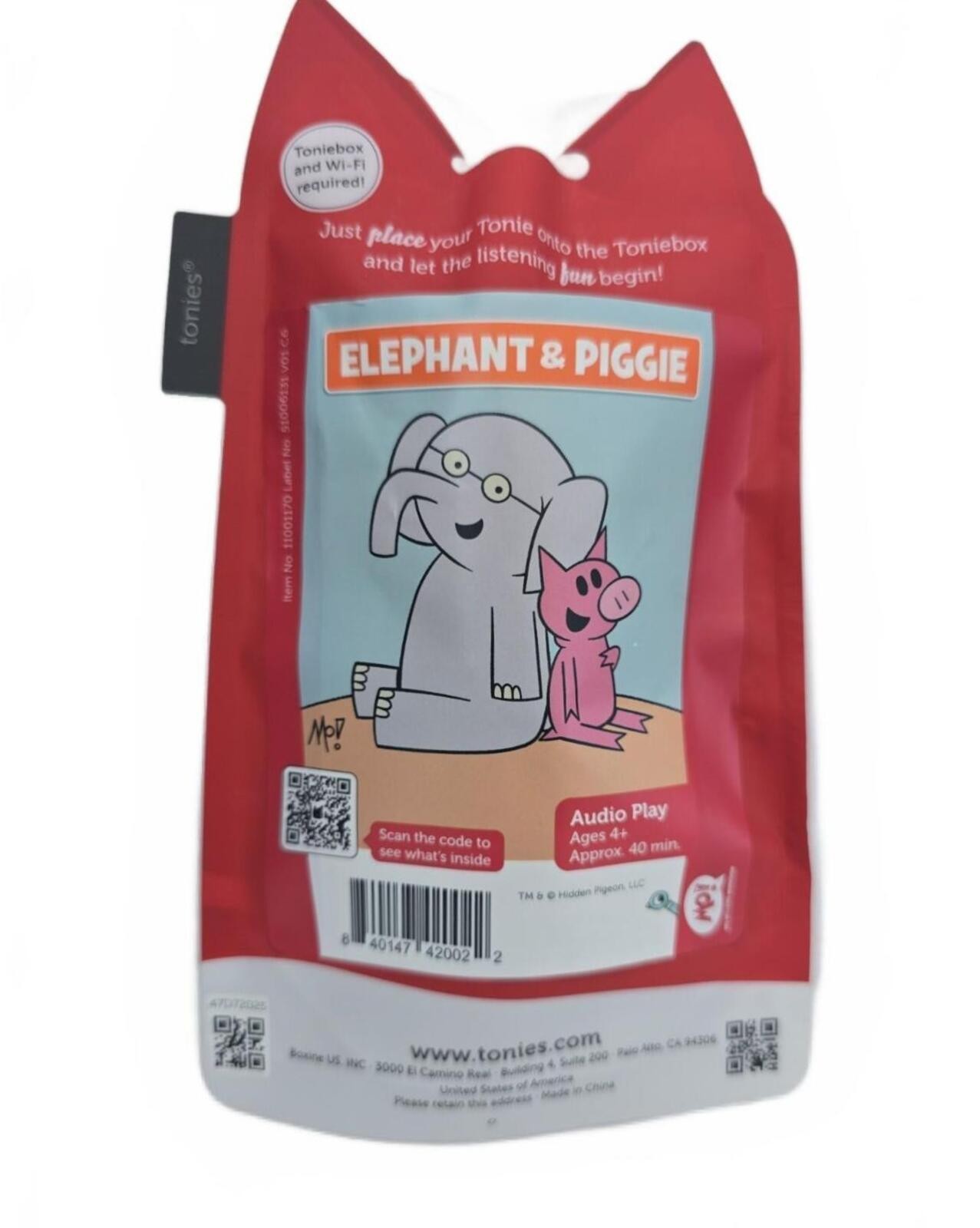 TONIES Elephant & Piggie Audio Character — Mo Willems