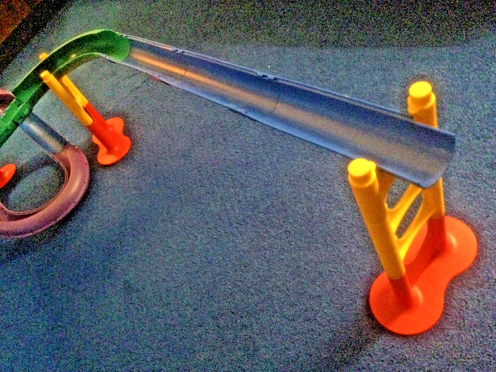 Stem Toy/LakeShore Educ.Suspension Marble Run,Ball/Car Track 17Lg.Pcs See video