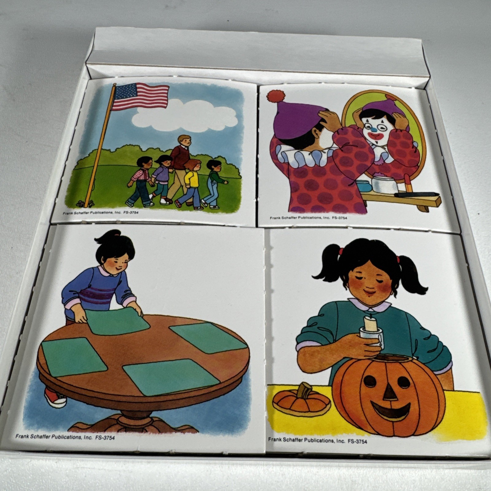 Educational 6-Scene Sequencing Cards ~ Kids Learning Game Cards-Complete