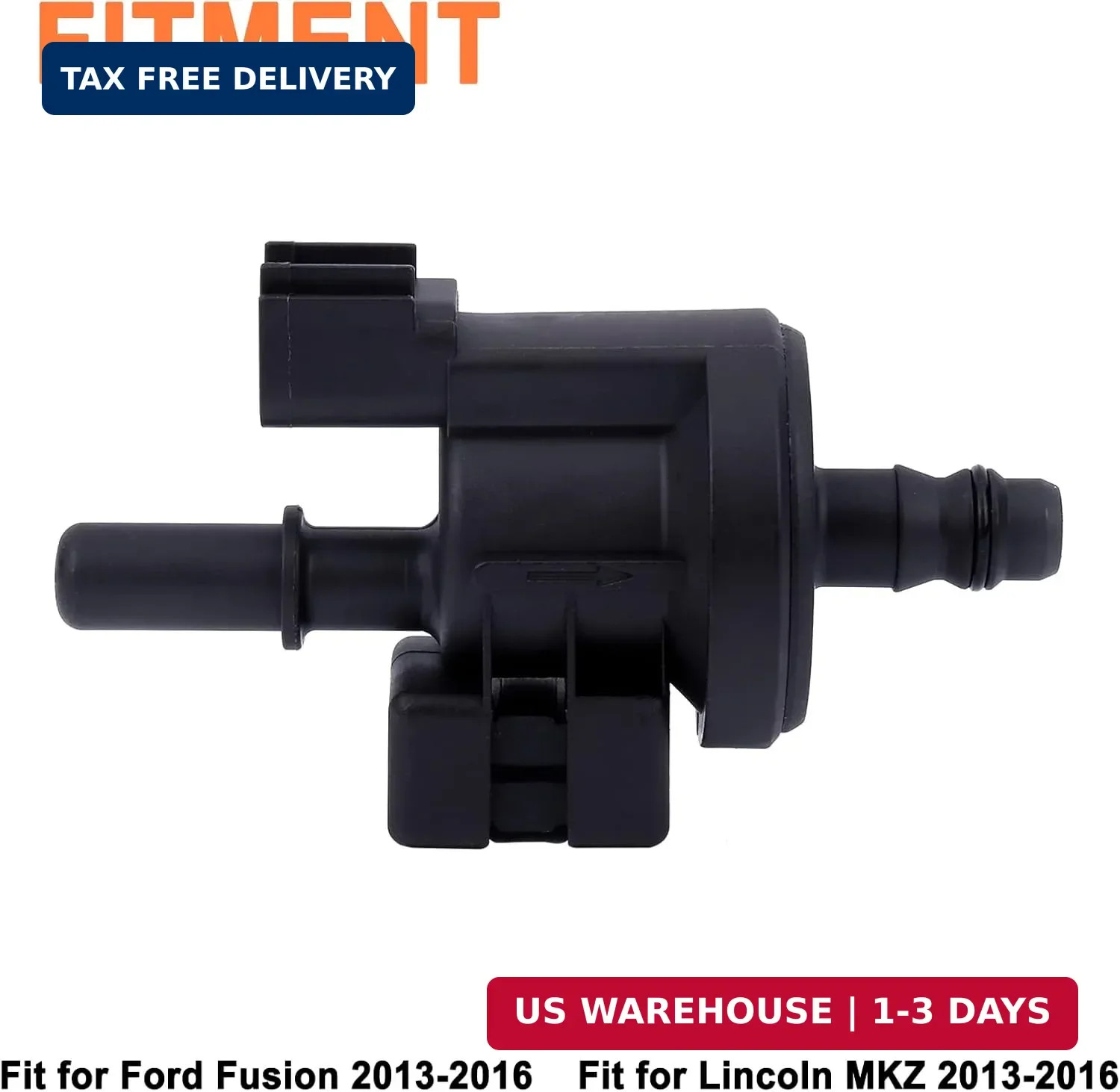 Vapor Canister Purge Solenoid Valve Fit for Ford Fusion Lincoln MKZ 2.0L Turbo 2