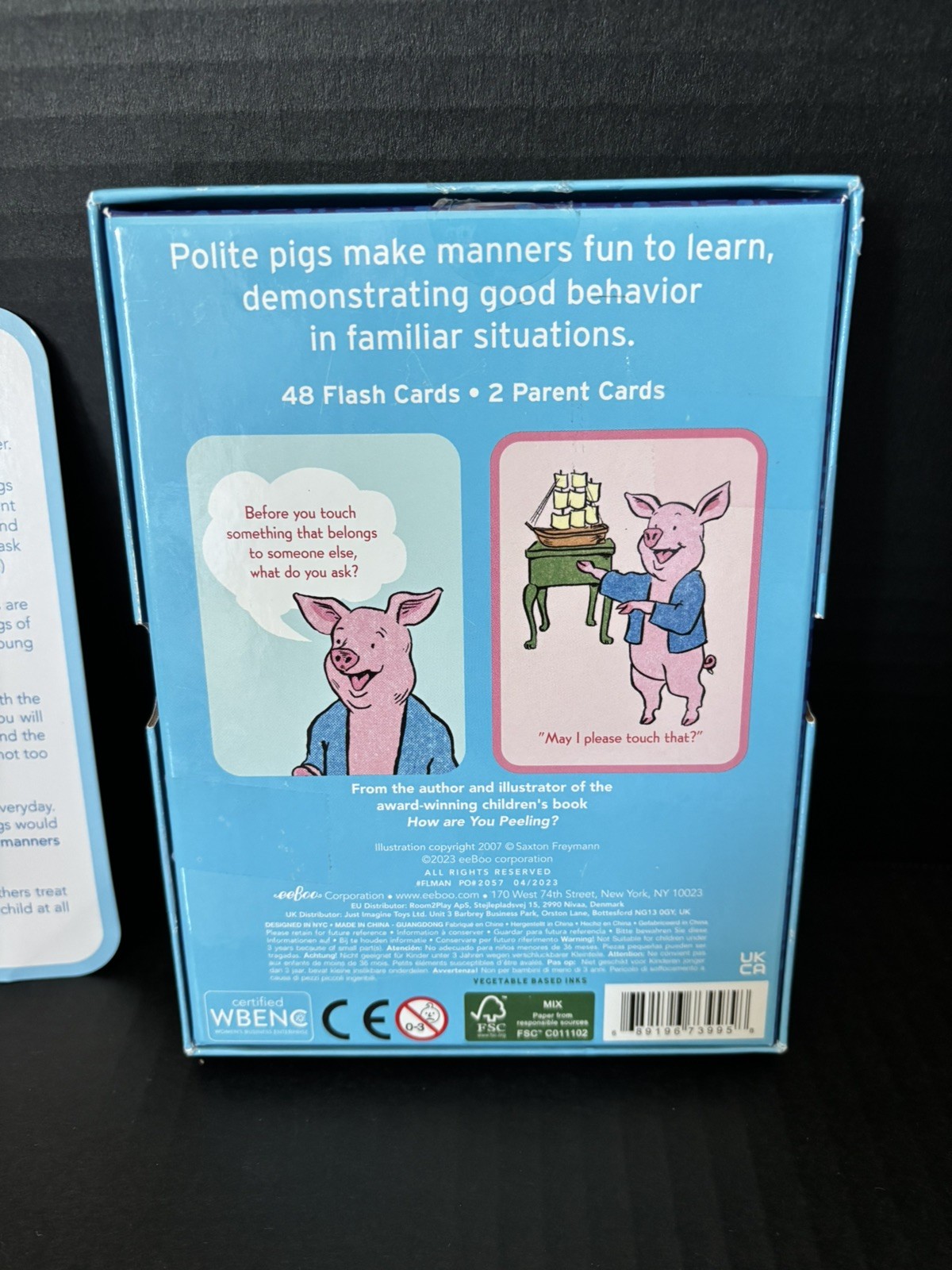 EEBOO GOOD MANNERS CONVERSATION CARDS-COMPLETE