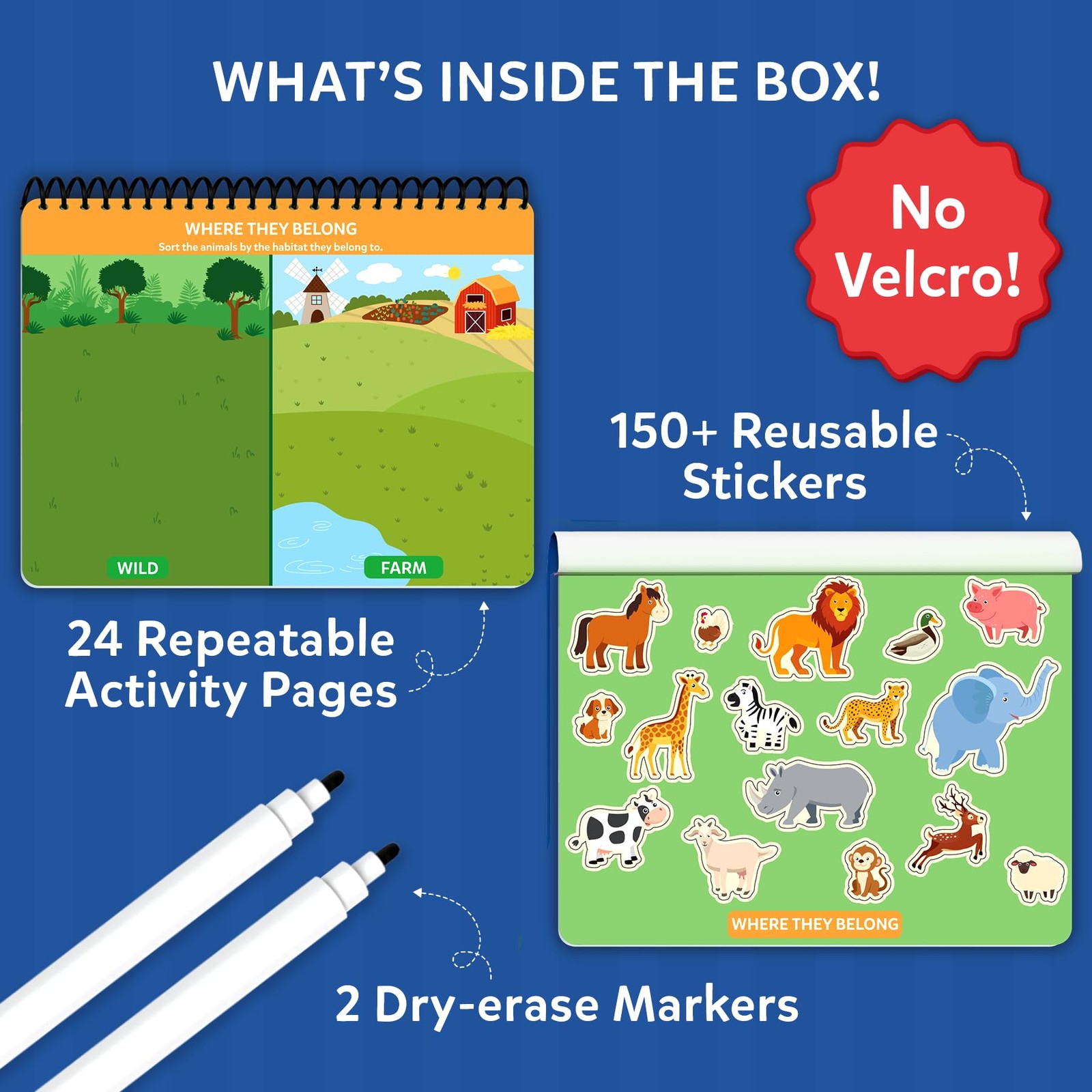 Busy Book for Preschoolers – Preschool Learning Activities, Mess-Free & Pre-A…