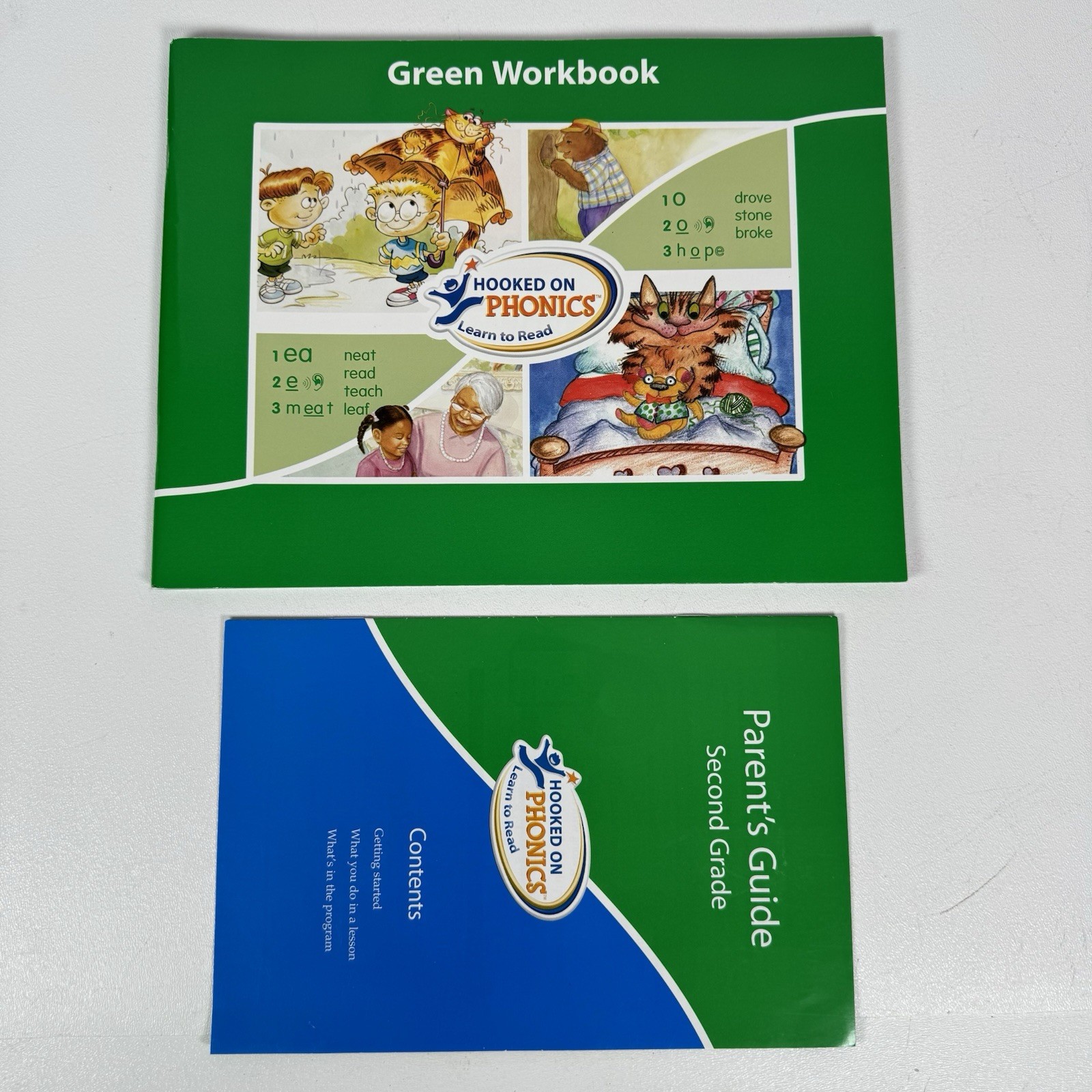 Hooked on Phonics Learn to Read REPLACEMENT Workbooks And Hop Books