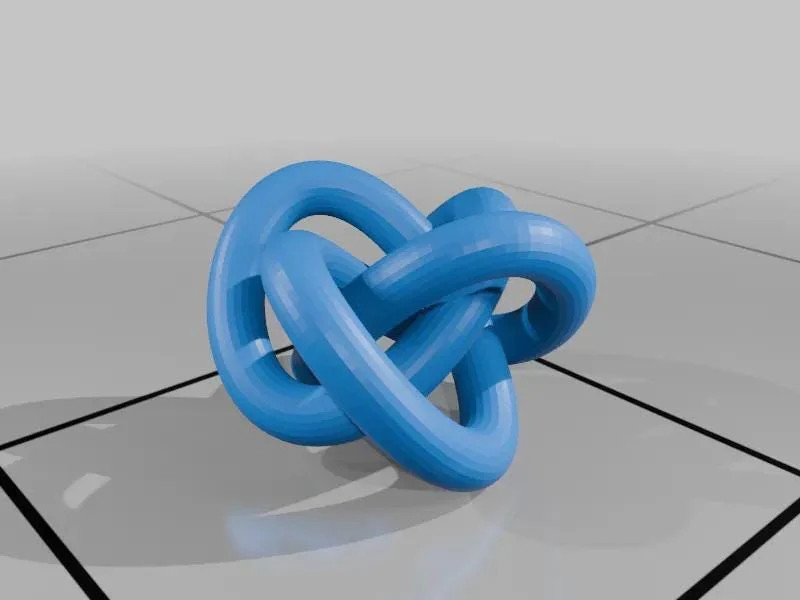 3D Printed Torus Knot – High Quality Gift for Teachers, Him or Her – Unique