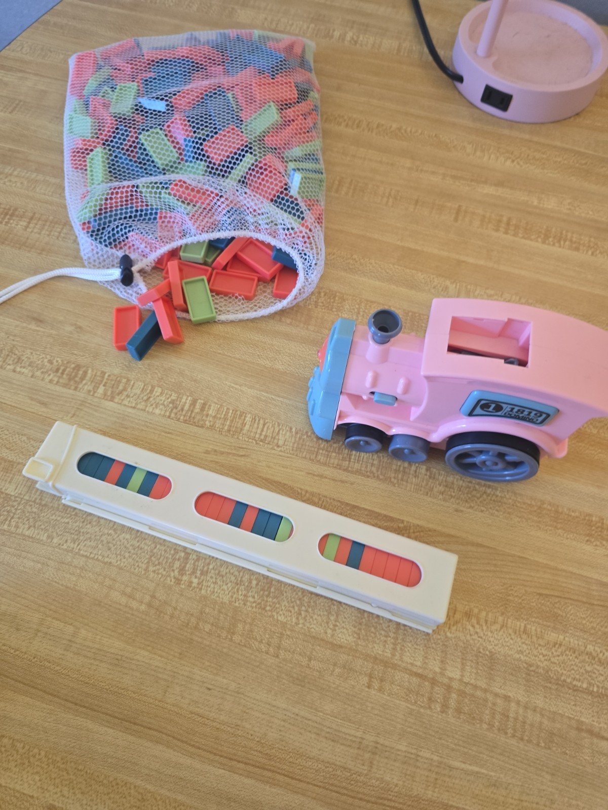 Domino Stacking Train Toy With 250 Domino’s Plus Storage Bag