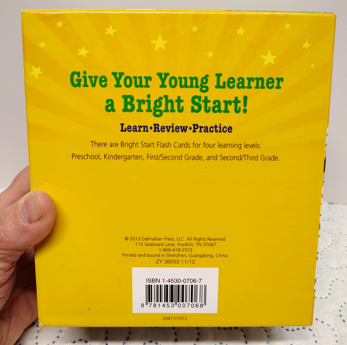 Bright Start Grades 1 & 2 Flash Cards Set 300 Cards Complete Learn & Grow