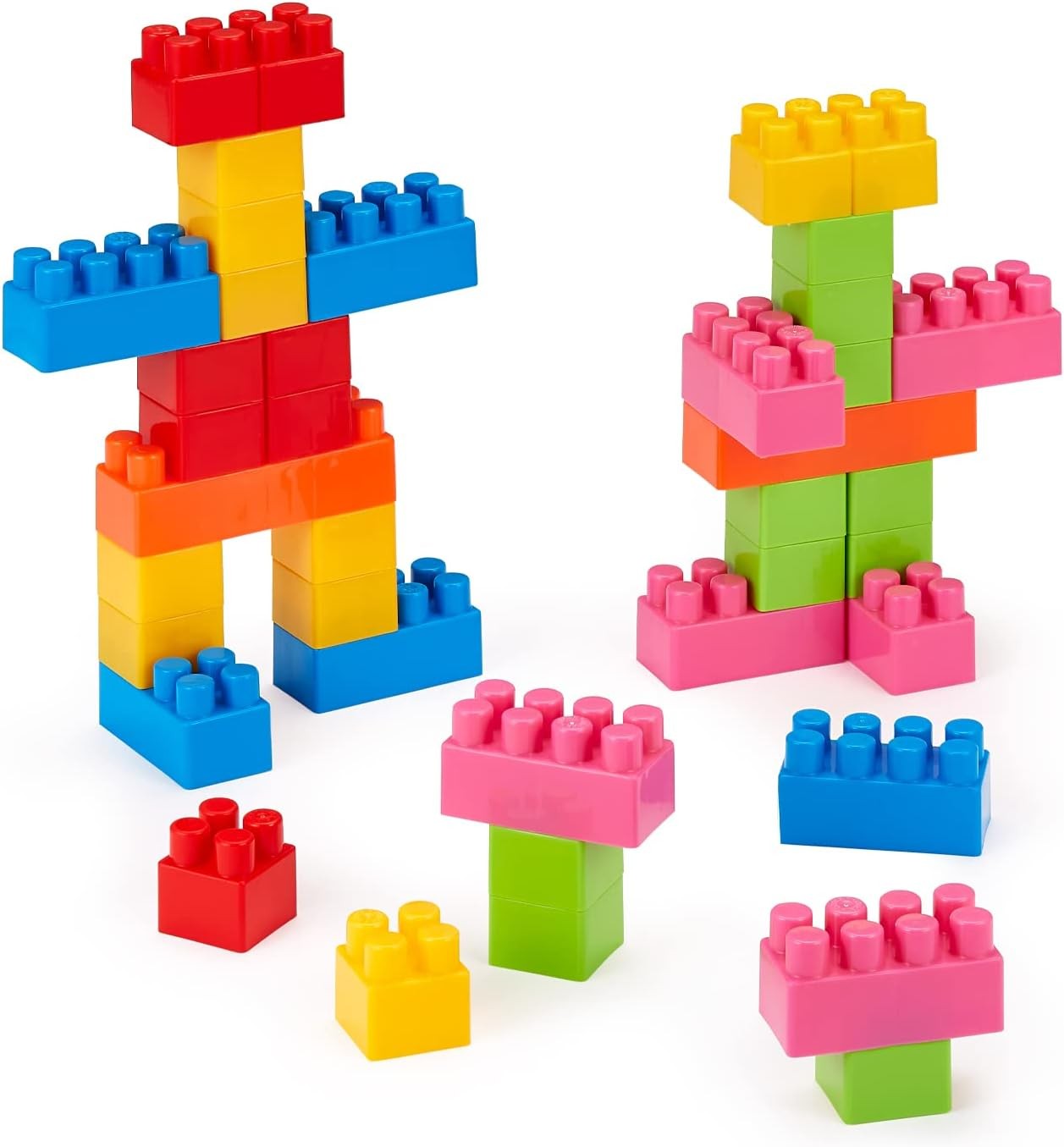 Ecoiffier Jouets 838 – Abrick Stacking Brick Bag – Construction Set for Children