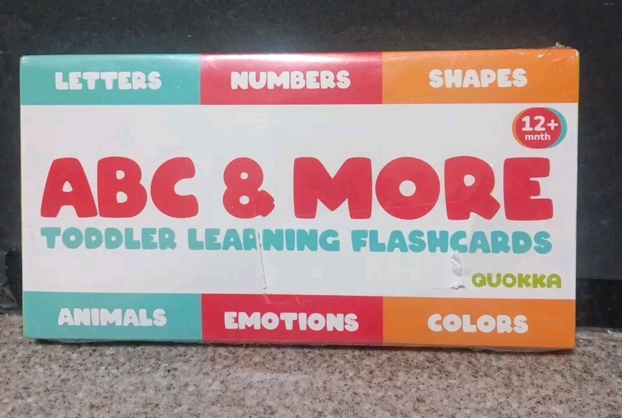 QUOKKA ABC Learning Flash Cards – numbers, colors, animals, shapes, etc