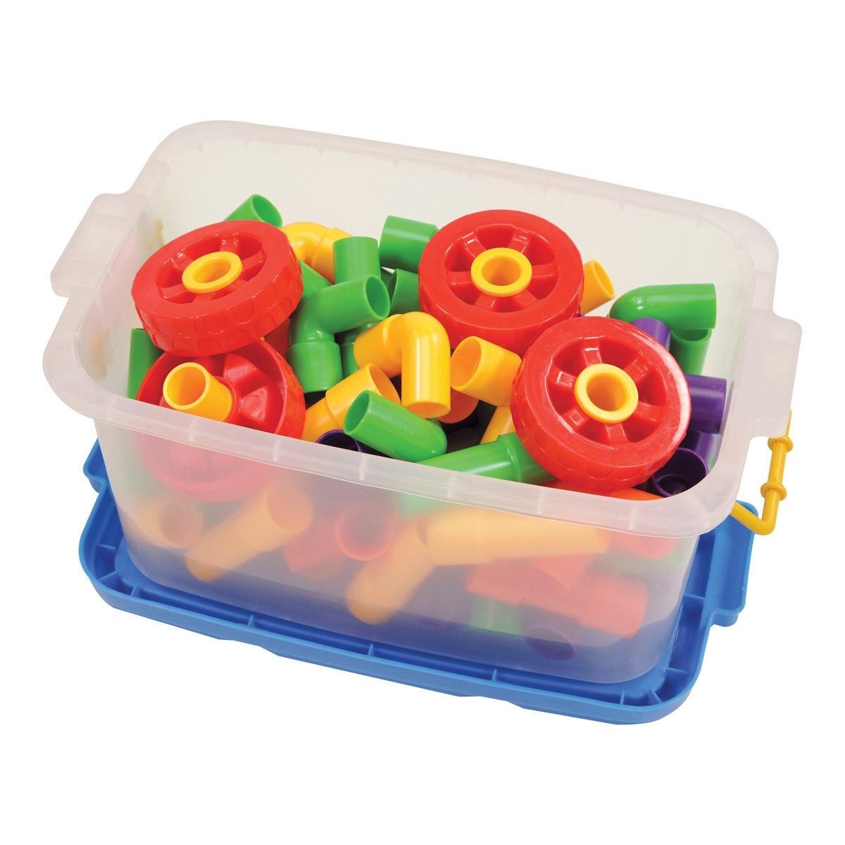 Joyn Toys Tubes and Wheels Construction Building Set – 72 Pieces