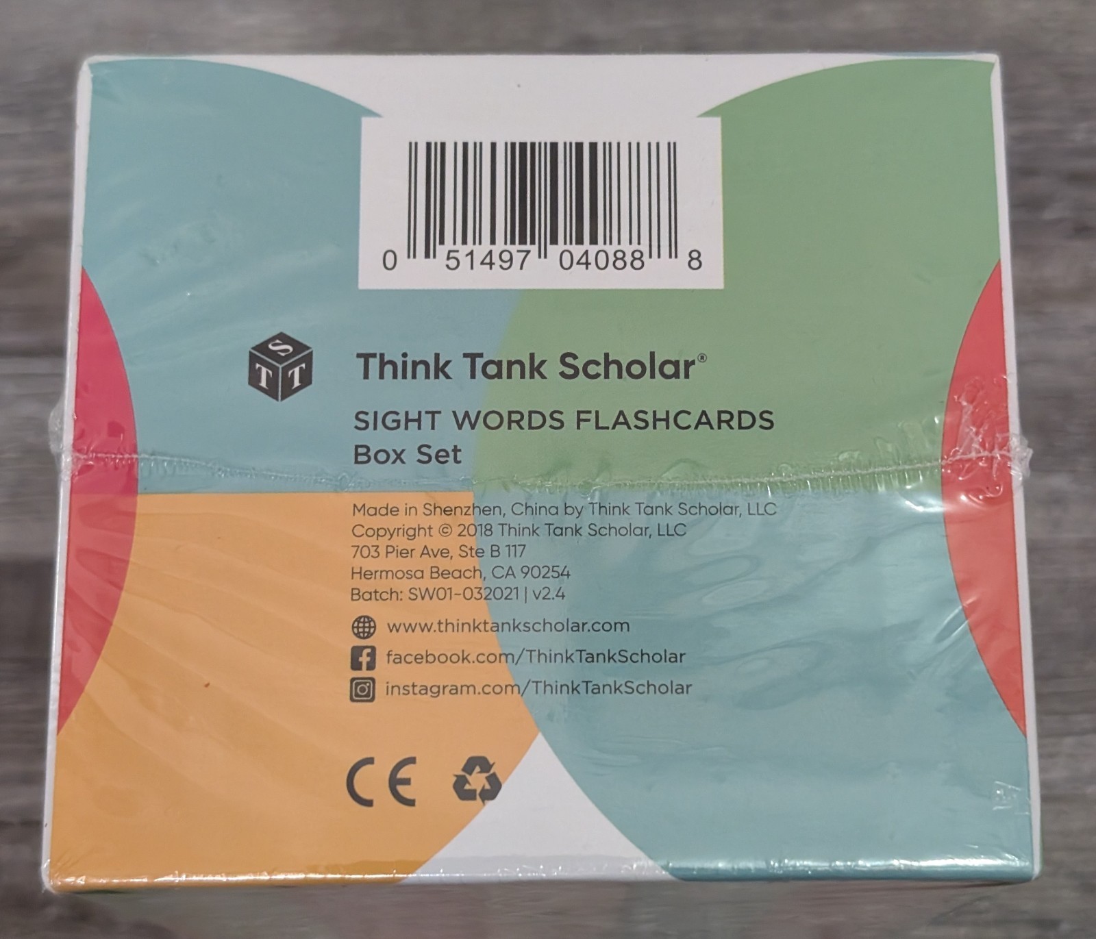 Think Tank Scholar 520 Sight Words Flash Cards Grades PK To Grade 3 New/Sealed