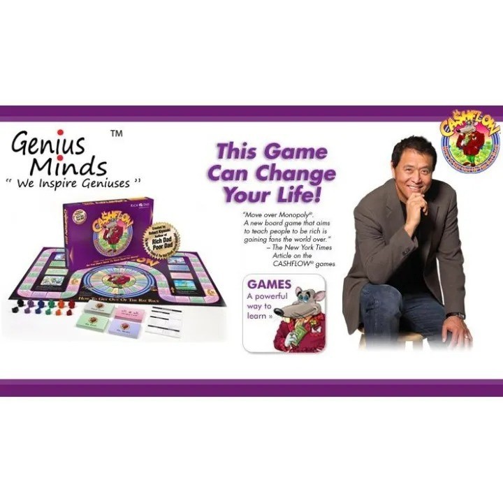 Rich Dad Board Game Cashflow 101 & 202 by Robert Kiyosaki Finance Investment