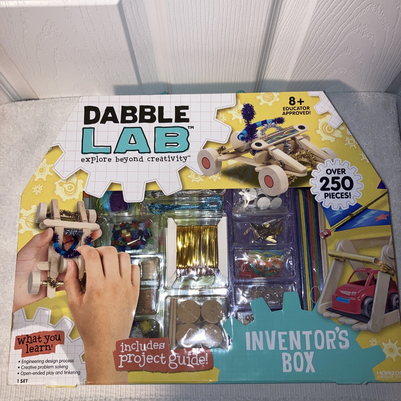NEW Dabble Lab Kids Inventor’s Box – Fun, Educational Crafts Ages 8+, 250 pieces
