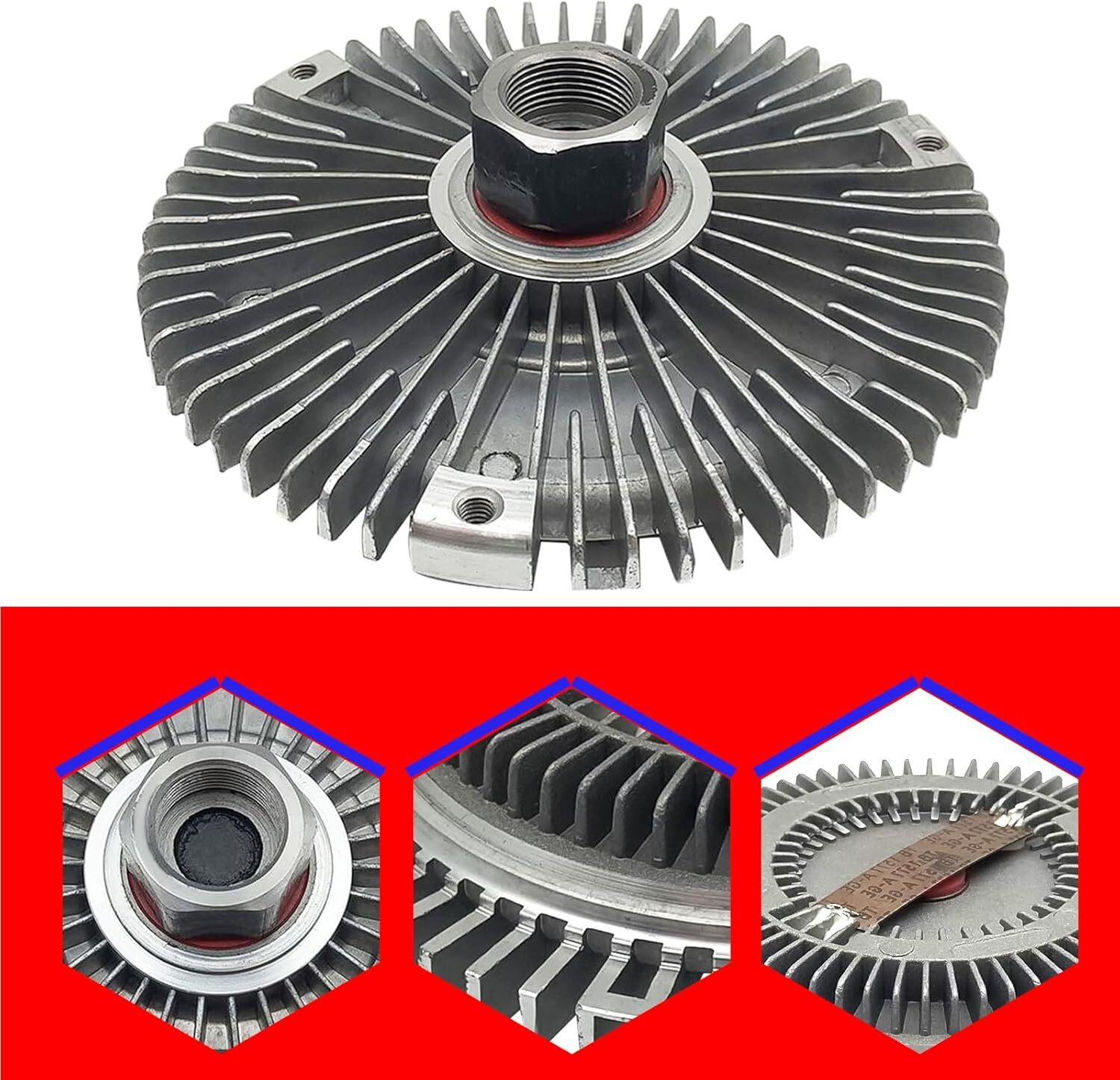 SMMS Radiator Cooling Fan Clutch 11527505302, Compatible with 1993-2005 BMW Z3